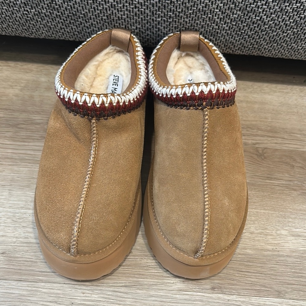 Cozy Tan Slip-On Shoes